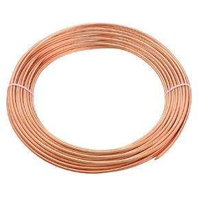 Sadnyy Copper Tube Refrigeration Copper Tubing Coil Flexible Copper Pipe Seamless Hollow Copper Pipe Soft Industrial Metal Tubing for Air Conditioning Refrigerator(1/2 OD x 3/8 ID x 25 ft L)