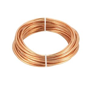 uxcell Refrigeration Tubing, 1/16" OD x 1/32" ID x 16 Ft Soft Coil Copper Tubing