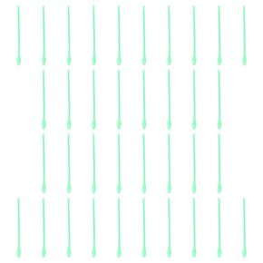 100PCS plastic lab scoop mini laboratory mixing spatulas (green)