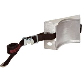 970035 712 Aluminum Heavy-Duty Cylinder Bench Clamp with Strap, 3.25" Length x 6" Width x 4.5" Height, 4" to 14" Cylinder Holding Size