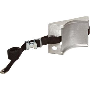 970035 712 Aluminum Heavy-Duty Cylinder Bench Clamp with Strap, 3.25" Length x 6" Width x 4.5" Height, 4" to 14" Cylinder Holding Size
