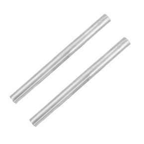 Soft Iron Rod - 0.47" Diameter x 6''L, 2 PCS Iron Rods, Ideal Core for Making Electromagnets