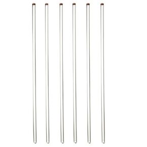 Glass Stirring Rod 12" Long, 1/4'' Diameter, Pk/6