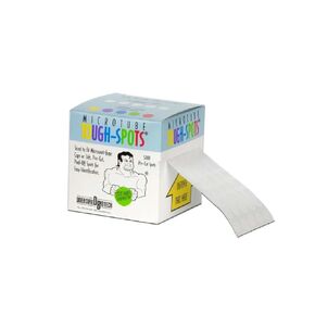 Diversified Biotech Tough-Spots SPOT-2000 Polyvinyl Laser Label, 1/2" Diameter, White (Pack of 3840)