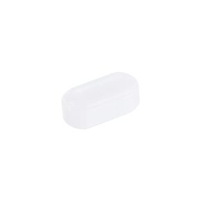 MECCANIXITY محرك مغناطيسي خلاط قضيب تحريك 100 مم (3.94 بوصة) × 16 مم شكل اسطوانة PTFE طلاء مغناطيس أبيض للمختبر 1 قطعة
