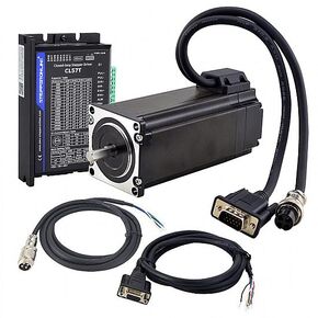 STEPPERONLINE Closed Loop Stepper Motor 1 Axis CNC KIT 3.0 Nm/424.92oz.in Nema 23 Motor & 0-8.0A 24-48VDC Closed Loop Stepper Driver CL57T V4.1