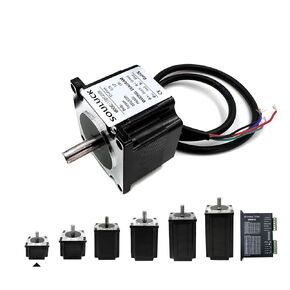 Nema 23 Stepper Motor 57x57x112mm Body 1.8 Stepper Angle 4.0A,Torque 2.8N,2 Phase 4-Lead with 80cm Cable for 3D Printer, CNC Machine and Robotics