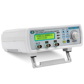 Koolertron Upgraded 15MHz DDS Signal Generator Counter,High Precision Dual-Channel Arbitrary Waveform Function Generator Frequency Meter 200MSa/s (15MHz)