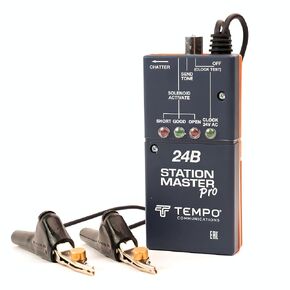 TEMPO Station Master Pro Irrigation System Tester | Activate Solenoids, Chatter Solenoids, Send Tone, Locate Valve Boxes (Pro Grade Model) (24BK)