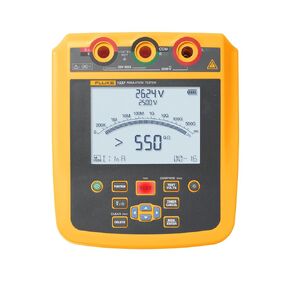 Fluke 1537, Insulation Tester, for Frontline Industrial and Electrical Insulation Testing, Test Voltages from 250 V to 2500 V and Resistance Measurements up to 500 GΩ