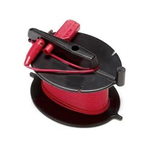 Fluke GEO CABLE-REEL 25M Durable Red Cable Reel for Earth Ground Testing, 25m Length