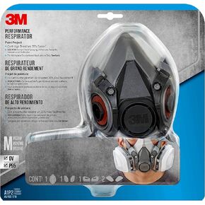 3M Performance Paint Project Respirator OV/P95, Designed For Professionals, Reusable Respirator, Medium, 1-Pack