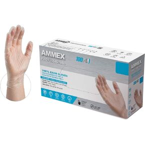 AMMEX Clear Vinyl Medical Gloves
