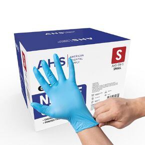 Nitrile Gloves, Chemo-Rated Gloves Pack, Powder-Free, Medical-Grade, Examination Gloves | Large Nitrile Disposable Gloves Box of 100