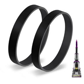 Replacement Belts for Bissell 2910, 2987, 2806 PowerForce PowerBrush & TurboClean PowerBrush Lightweight Pet Carpet Cleaner, Flat Pump Belt Replace Part 1606428 (Pack of 2)