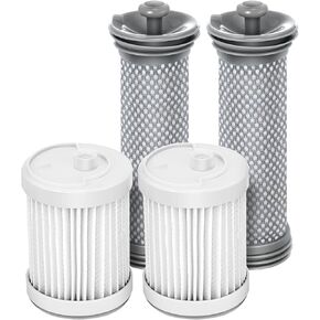 Replacement Filter kit Compatible with Tineco A10/A11 Hero, A10/A11 Master PURE ONE S11, PWRHERO11 Snap Cordless Vacuum Cleaner, 2 Pack Pre Filters & 2 HEPA Filter