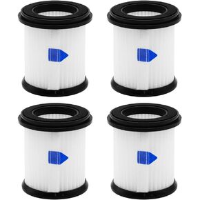 4PCS HEPA Filter with Mesh Filter Replacement for INSE N5S N5T S6T S6P Pro Cordless Vacuum Cleaner, White