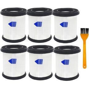 High-Efficiency Filter Replacement for INSE N5S N5T S6T S6P Pro S610/TMA T120 T121 T151 T150 T220 T210 T181 T180 T220/TAGIC TG-VC01 Cordless Vacuum Cleaner -6 pack+1pc Brush