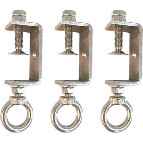 خطاف مشبك C مقاس 2 بوصة من الفولاذ المقاوم للصدأ؛ خطافات مشبك أنابيب للتعليق؛ مشبك معدني؛ شماعة مشبك شعاع؛ حلقة رفع شعاع الألومنيوم؛ حلقة رفع شعاع الألومنيوم. العرض القابل للقفل هو 1.33 بوصة ~ 2 بوصة (3 عبوات) in Kuwait