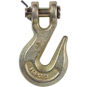 Clevis Grab Hook, 3,500 LBS Working Capacity, Compatible with Tow Chain 1/4" Chain, Grade 70, Hook Flatbed, Trailer Tie Down Hauling Rig, Package of 4