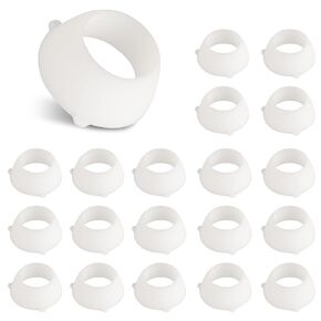 16435 Plastic Santoprene Swivel Seal, 1/2" PEX Swivel Cone Washer RV Water Line Gasket for PEX Fittings or Valves, Perfect Fit Resolve Leaking Issues in The RV (Pack of 20)