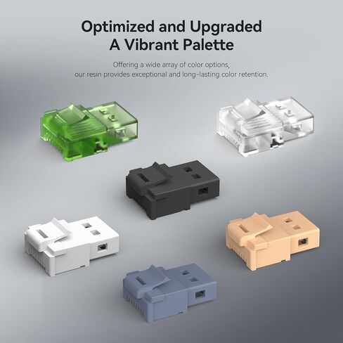 ANYCUBIC ABS-Like الراتنج Pro 2، راتنج طابعة ثلاثي الأبعاد مطور بدقة 8K مع قوة ومتانة معززة، دقة عالية، رائحة منخفضة، توافق واسع لجميع طابعات LCD الراتنج ثلاثية الأبعاد (رمادي، 1 كجم) in Saudi Arabia