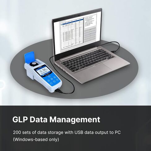 Apera Instruments, LLC-AI481 TN400 مقياس التعكر المحمول، مستشعر الأشعة تحت الحمراء، متوافق مع ISO 7027، حلول قياسية معتمدة من وكالة حماية البيئة (EPA) لسهولة المعايرة، الدقة: ±2%+ضوء شارد in Kuwait