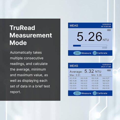 Apera Instruments, LLC-AI481 TN400 مقياس التعكر المحمول، مستشعر الأشعة تحت الحمراء، متوافق مع ISO 7027، حلول قياسية معتمدة من وكالة حماية البيئة (EPA) لسهولة المعايرة، الدقة: ±2%+ضوء شارد in Kuwait