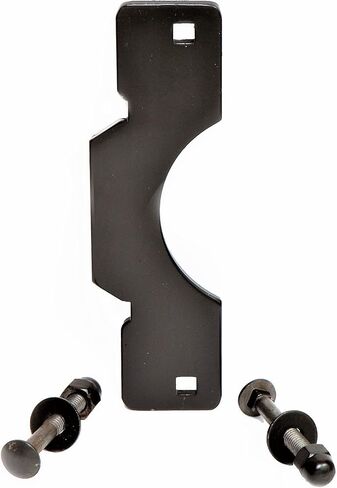 Steel Latch Guard Plate for Outswinging Doors | Electric Strike Door Guard | Low Profile Latch Shield | Anti Pry Door Security | Brushed Chrome in Saudi Arabia