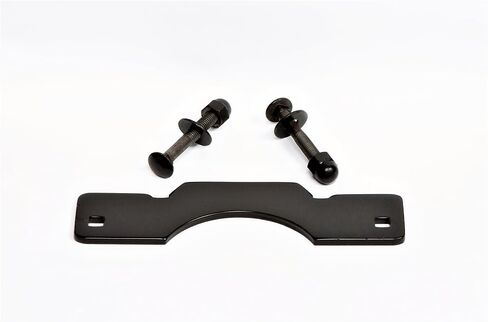 Steel Latch Guard Plate for Outswinging Doors | Electric Strike Door Guard | Low Profile Latch Shield | Anti Pry Door Security | Brushed Chrome in Saudi Arabia