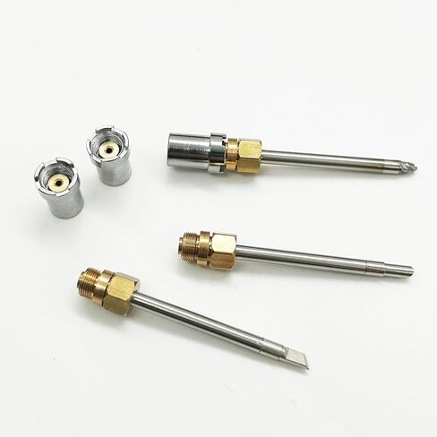 محولات مترابطة من الفولاذ المقاوم للصدأ، محولات معدنية مترابطة للإصلاح أو الفحص، عبوة من 3 قطع in Kuwait