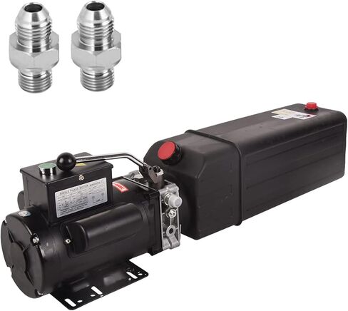 مضخة هيدروليكية سعة 3.7 جالون 2950 رطل لكل بوصة مربعة وحدة الطاقة الهيدروليكية لرفع السيارة 3 حصان حزمة الطاقة الهيدروليكية لرفع السيارة بعمودين و4 in Kuwait