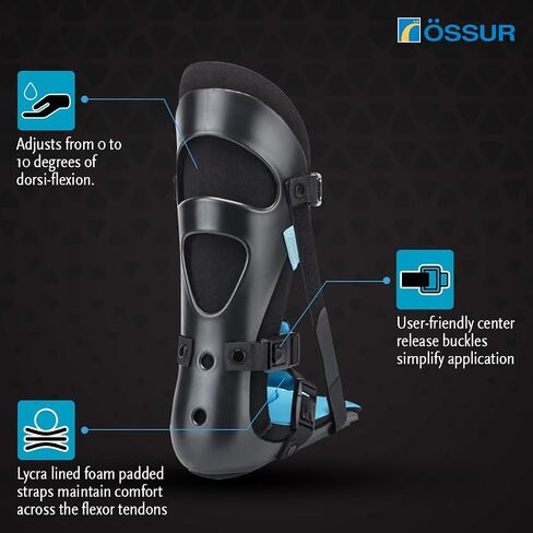 Össur Airform Night Splint - Plantar Fasciitis & Heel Pain Relief - Adjustable Support for Men & Women - Orthopedic Sleep Aid for Foot Arch Pain, Achilles Tendonitis, and Recovery - Medium in Saudi Arabia