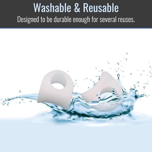 Gel Bunion Toe Separators, Pack of 4, Soft Medical Grade Gell, Reduces Rubbing, FSA & HSA Eligible, One Size Fits Most, Reusable in Kuwait