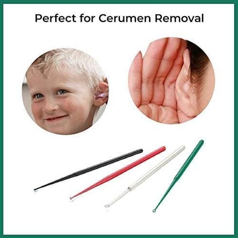 Box of 50 Disposable Single Use Ear Curettes (White) in Kuwait