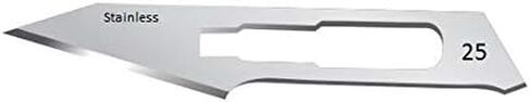 MedBlades Box of 100 Each Stainless Steel Blades, Sterile, Individually Foil Wrapped. Dental, Surgical, Hobby, Craft & More (# 12) in Saudi Arabia