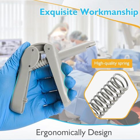 ANNWAH مسدس مركب للأسنان - مسدس حقنة مركب للأسنان لنقل المواد الترميمية للأسنان رمادي in Kuwait