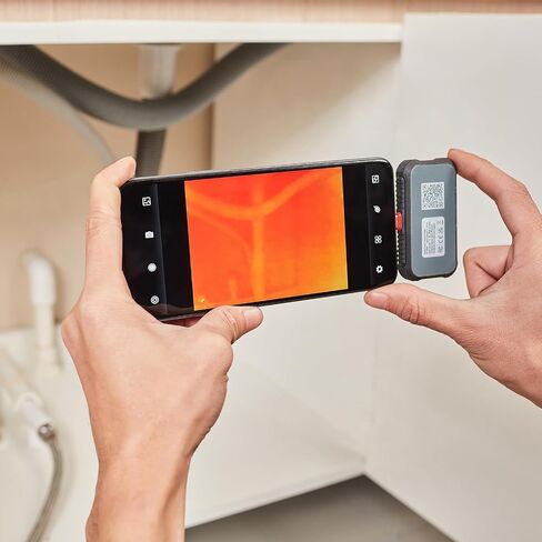 VEVOR Thermal Imaging Camera, 240x180 IR Resolution with 2MP Visual Camera, 20Hz Refresh Rate Infrared Camera with -4℉~1022℉ Temperature Range, 64G Built-in SD Card and Rechargeable Li-ion Battery in Saudi Arabia