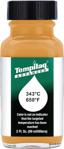 24423- TEMPILAQ Advanced TL060 سائل يشير إلى درجة الحرارة، 399 درجة مئوية/750 درجة فهرنهايت، 2 أونصة. مثالي للمعالجة الحرارية وتليين النحاس وإنتاج الزجاج، صنع في الولايات المتحدة الأمريكية in Saudi Arabia