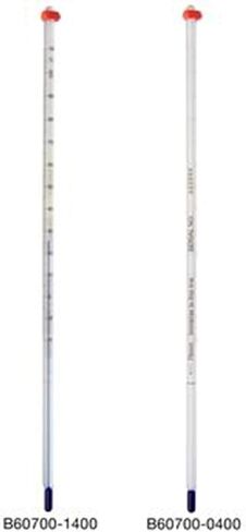 SP Bel-Art، H-B DURAC Plus مقياس حرارة مختبري سائل في الزجاج للأغراض العامة؛ -10 إلى 225 درجة مئوية، غمر كامل، تعبئة سائلة عضوية (B60700-1900) in Saudi Arabia