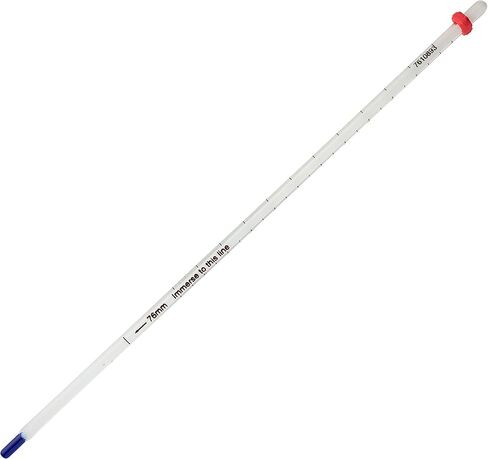SP Bel-Art، H-B DURAC Plus مقياس حرارة مختبري سائل في الزجاج للأغراض العامة؛ -10 إلى 225 درجة مئوية، غمر كامل، تعبئة سائلة عضوية (B60700-1900) in Saudi Arabia