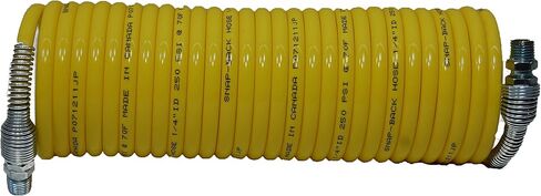 SBH425-1-5-U خرطوم هواء كوبوليمر سريع الارتداد، طول 25 بوصة، 0.312 بوصة OD للملف، أقصى ضغط 250 رطل لكل بوصة مربعة، معرف الملف 0.25 بوصة in Kuwait