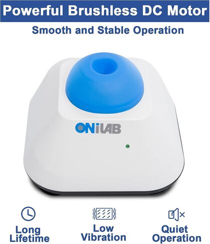 ONiLAB Mini Vortex Mixer with Touch Function, Lab Mixing, Nail Polish,Eyelash Adhesives and Acrylic Paints Mixing, Lab Vortexer for Tubes,Include 120 pcs Stainless Steel Mixing Balls in Saudi Arabia
