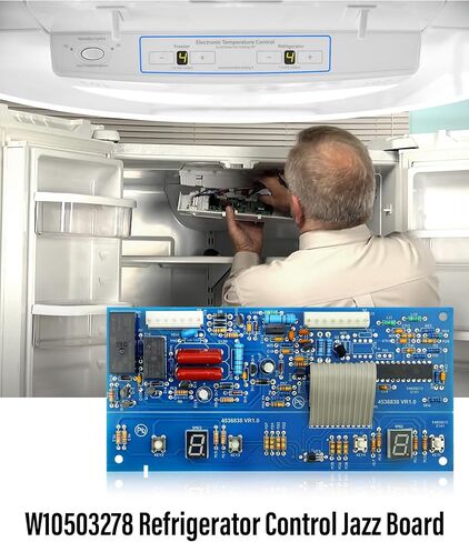 W10503278 لوحة التحكم في الثلاجة لـ Whirlpool، WPW10503278 استبدال لوحة التحكم لـ Whirlpool Maytag Kenmore Amana W10165748، W10503278، 12868513، AP6022400، PS11755733 in Kuwait