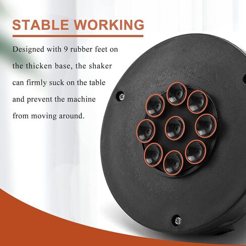 خلاط دوامي صغير، 7000 دورة في الدقيقة، هزازات مختبرية للطلاء والصبغات وطلاء الجل ولاصق الرموش، خلاط طلاء أظافر قابل لإعادة الشحن مع كرات مقاومة للصدأ in Kuwait