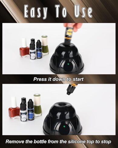 Roizefar Mini Vortex Mixer, Airbrush Paint Mixer, Acrylic Paints Mixing, Lab Vortex Shakers for Inks, Nail Polish, Eyelash Adhesives, Include 120 pcs Stainless Steel Mixing Balls and 2 Thinner in Kuwait