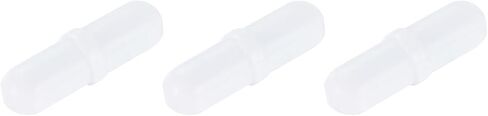 MECCANIXITY Magnetic Stirrer Mixer Stir Bar Rod 12mm(0.47") x6mm with Ring Shape PTFE Coating Magnet White for Laboratory 3Pcs in Saudi Arabia