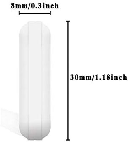 4 Pcs 10mm(0.4inch) PTFE Magnetic Stirrer Mixer Stir Bar,White Color,Laboratory Bar,Stir Plate Bar,Stir Plate Magnet,Stir Rod Magnetic in Saudi Arabia