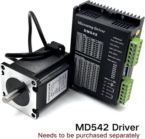 Nema 23 Stepper Motor 57x57x112mm Body 1.8 Stepper Angle 4.0A,Torque 2.8N,2 Phase 4-Lead with 80cm Cable for 3D Printer, CNC Machine and Robotics in Kuwait