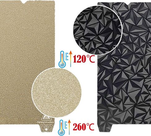 Flexible PEO+PEI Textured Print Build Plate 310x310mm, Smooth PEO+PEI Spring Steel Bed Plate for CR-10, Artillery SW-X1/X2, Anet A8 Plus in Kuwait